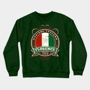 Florence ---- Italia Retro Design Crewneck Sweatshirt